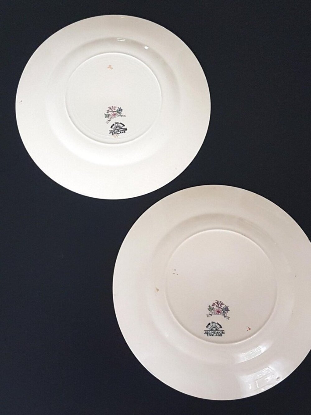 Vintage J&G Meakin Indian Tree Dinner Plates Set of 2 SOL 1912 England - Picture 5 of 9